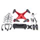 thumbnail image 1 of RC Drone 2,4 GHz Control remoto Quadcopter juguete con cámara 720P controlador plegable (rojo), 1 of 8