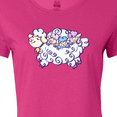 thumbnail image 4 of Inktastic Fluffy Sheep Family Women's T-Shirt, 4 of 5