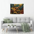 thumbnail image 5 of Goofa Starry Night Guitar Turtle Pattern Wall Tapestry for Bedroom ,29x37 Inch Tapestry Wall Hanging Bedspread Tapestry Boho Tapestry, 5 of 8