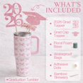 thumbnail image 4 of Regalo de graduación, ramo de flores Oriental Cherry de 1,2 L, clase 2026, 4 of 7