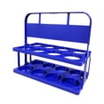 thumbnail image 1 of Portabotellas de agua de fútbol, ​​portavasos, organizador portátil, estante para bebidas Azul, 1 of 9