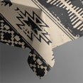 thumbnail image 5 of Black Geometric Triangle Diamond Pattern Square Tablecloth,Waterproof Square Table Cover,Wipeable Spillproof Washable Table Cover for Home Kitchen Party Decor 52"x52"(132x132cm), 5 of 6