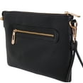 thumbnail image 6 of Humble Chic Convertible Crossbody Clutch - Vegan Leather, Black, 6 of 9