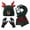 502_Green, variant on CYSFASHION Head Scarf for Women Warm Winter Gloves Fall Clothes Men's Headband Screen 3Pcs Knit Red Beanie