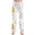 thumbnail image 6 of Hearthz Easter Pajama Pants Bunny Egg Hunt Print Women's Pj Bottoms Drawstring Straight Leg Lounge Pants for Women, 6 of 6