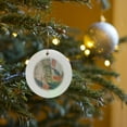 thumbnail image 7 of 3drose, Allies Day by Frederick Childe Hassam American Artist, Circle Porcelain Ornament, 7 of 7