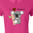 thumbnail image 4 of Inktastic I heart Koalas Women's T-Shirt, 4 of 5