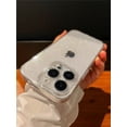 thumbnail image 3 of Funda transparente con purpurina brillante de lujo para iPhone 14 Pro Max 15 13 12 11 16 Plus X XR XS 7 8 SE, funda suave transparente a prueba de golpes, 3 of 5