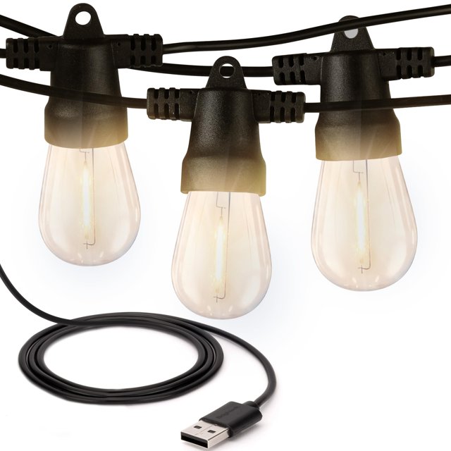 Luces de Cadena Brightech Ambience Pro 7.5 m Impermeables con USB