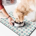 thumbnail image 2 of Marine Waves Ocean Lighthouse Dog Food Mat – Nautical Beach Pet Feeding Mat 17x30, Non-Slip, Absorbent, Quick Dry, , Easy Clean, 2 of 7