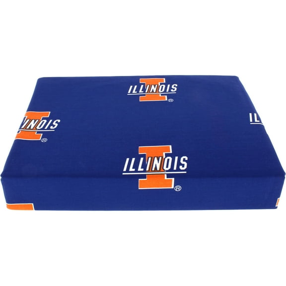 Illinois Fighting Illini 100% Cotton Sheet Set Twin XL