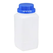 Uxcell 1000ml/ 34oz Plastic Wide Mouth Lab Reagent Bottle Blue