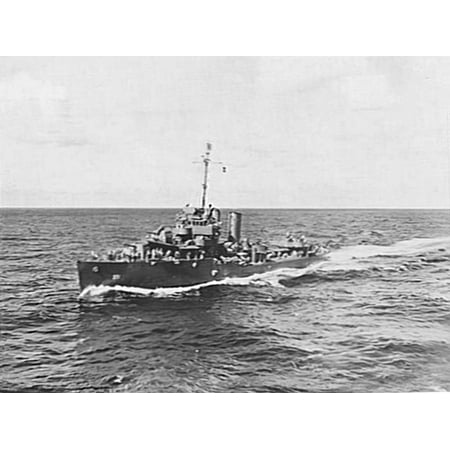 - Framed Art For Your Wall The U.S. Navy destroyer USS MacDonough (DD-351) underway. 10x13 Frame