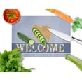 thumbnail image 2 of Carolines Treasures BB5546LCB Pomeranian Welcome Glass Cutting Board - Large, 2 of 2