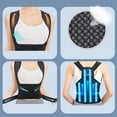 thumbnail image 3 of LASIEYO Back Brace and Posture Corrector for Women and Men Back Straightener Hunchback Correction Full Back Support Relief Back Pain-M, 3 of 9