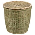 thumbnail image 1 of GOOHOCHY Cesta de almacenamiento tejida de bambú, organizador de comestibles de cocina, cesta multiusos para guardar huevos y ajos., 1 of 8