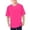 Hot Pink, variant on Boys Swimsuit Rash Guard Short Sleeve Swim Shirt with UPF 50+ Sun Protection Quick Drying Solid Color for Beach Surf Fishing and Water Activities Light Blue,140