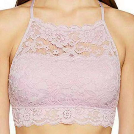 

Women Bralettes Lace Vest-style Rimless Bra Sports Yoga Camisole Solid Color Yoga Bra