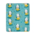 thumbnail image 2 of 50x60 inch Crystal Fleece & Arctic Fleece Blanket Soft Bed Throws for Home or Camping Cartoon Little Eggs, 2 of 7