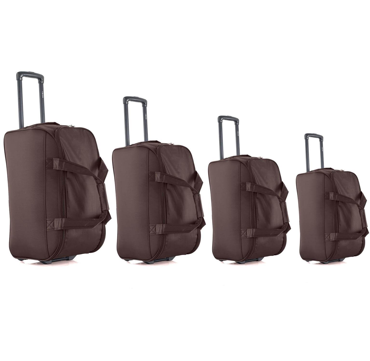 IZOD Carol Lightweight Soft Shell Rolling Duffel Bag with Wheels and Telescopic Handle – Travel-Ready Luggage Duffel