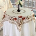 thumbnail image 1 of Bgsha Nappe Brodée Vintage Rurale en Dentelle Florale Housse de Table Décoration de Mariage, 1 of 7