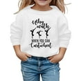 thumbnail image 2 of CAIXIA Toddler Sweatshirt Crewneck Cozy Long Sleeve Shirts Embroidered Drop Shoulder Pullover Athletic Top Back To School Outfit Preppy Cute Clothes, 2 of 4
