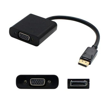 UPC: 0821455276976 | AddOn Lenovo 57Y4393 compatible 8in DisplayPort male to VGA female black adapter
