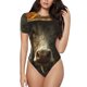 thumbnail image 1 of Fotbe Sunflower Cowboy Hat Cow Body de Mujer con Cuello Redondo y Mangas Cortas, Sin Mangas Ajustado, Suave, Cómodo y Básico-X-Large, 1 of 7
