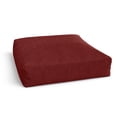 thumbnail image 2 of Jaxx Brio Large Décor Floor Pillow / Meditation Yoga Cushion, Plush Microvelvet, Berry Red, 2 of 4