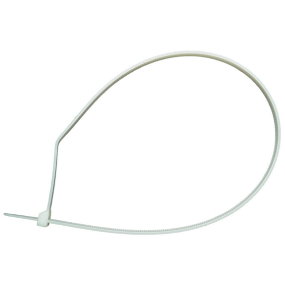 24" Natural Nylon Plastic Cable Ties CTNN-068 (50 pcs)