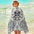 thumbnail image 3 of VANLOFE Microfiber Beach Towel Lightweight and Thinner Beach Towel A Unique Design, Extra Large(30*60in), Quick-Dry bath Towel for Men and Women, Towel for yoga, backpacking, 3 of 8