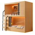 thumbnail image 4 of Camas superiores e inferiores Camas literales Pequeño apartamento CYB litera superior e inferior espacio cápsula apartamento cama, 4 of 4