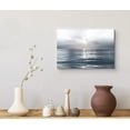 thumbnail image 3 of wall26 Canvas Print Wall Art Washed Out Ocean Horizon Landscape Nature Wilderness Photography Modern Art Rustic Scenic Colorful Multicolor for Living Room, Bedroom, Office - 32"x48", 3 of 5