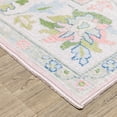 thumbnail image 2 of ROW by Oriental Weavers Addison ADD04 - Machine Washable - Flat Weave - Printed Area Rug - 2' x 7' - in Pink/ Green - Traditional Style, Nursery, Kids Room, Hallway, Entryway, 2 of 4