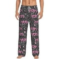 thumbnail image 2 of Picia Lovely Mom Ever Mens Soft Woven Cotton Elastic Waistband Sleep Pajama Pant Lounge Sleep Pant With Pockets And Drawstring-XX-Large, 2 of 9