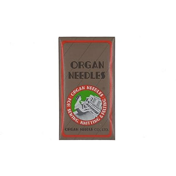 Teamwork 100 ORGAN FLAT SHANK 15X1 HAX1 HOME SEWING MACHINE NEEDLES - SIZE #80/12