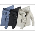 thumbnail image 2 of Chaqueta con capucha para hombre, abrigo de algodón a prueba de viento con cremallera, parka gruesa y cálida, estilo informal, novedad de invierno, 2024, 2 of 5