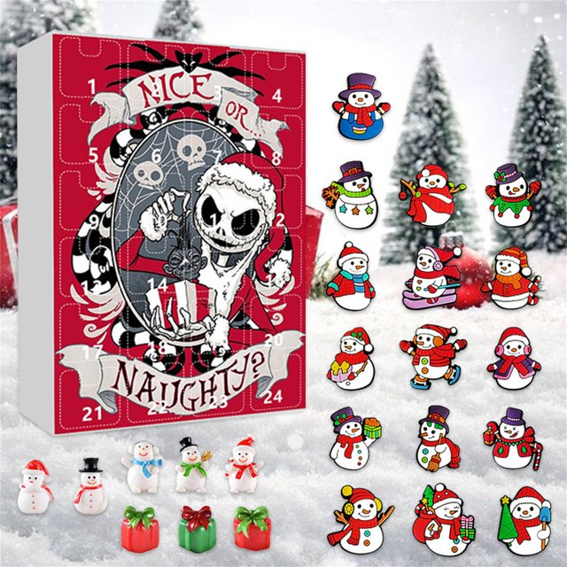 Magical Christmas Countdown: 24 Days Of Adorable Snowman Shoe Charm