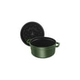thumbnail image 4 of Staub Cast Iron 2.75-qt Round Cocotte - Basil, 4 of 8