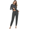 thumbnail image 3 of Purcoar Women's Pajamas Set for Women 2 Piece Sleepwear Loungewear Long Sleeve Pjs Sets, 3 of 9