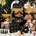 thumbnail image 4 of Naler Christmas Advent Calendar House Boxes, Magical and Enchanted Style 24 Days Countdown Small Candy Gifts Box for Boys & Girls, Black, 4 of 9