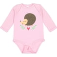 thumbnail image 3 of Inktastic Hedgehog Lover Girls Girls Long Sleeve Baby Bodysuit, 3 of 5