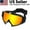 Black & Yellow, variant on Motocross Goggles Racing Off-Road Dirt Bike ATV UTV BMX MX XC Motorcycle Eyewear