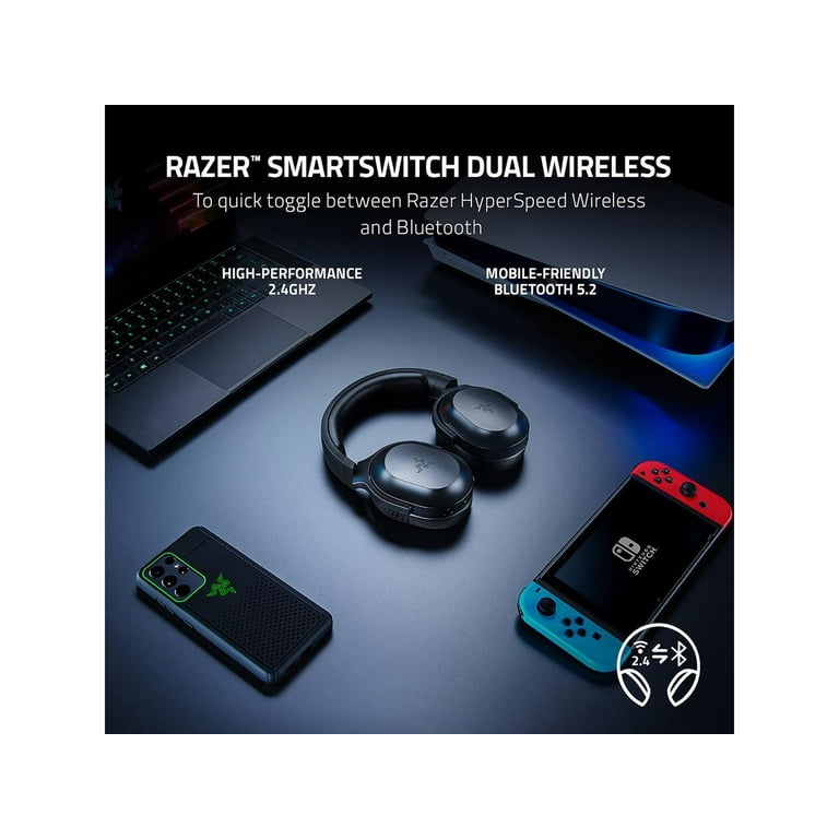 Razer Barracuda X Wireless Gaming Headset for PC, PS5, PS4, NS, Mobile,  2.4GHz
