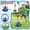 1PC, variant on Outdoor Water Toy - Hedgehog Rotating Sprinkler with Rocket Launcher,Summer Backyard Splash Play for Boys Girls,Yard Water Sprinkler 1PC