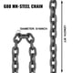 thumbnail image 4 of Cadenas de Elevación de 4 Patas 11.000 lbs 1,5 m Eslinga de Cadena G80 Acero de Aleación Polipasto VEVOR de Cadena para Levantar o Mover Cargas en Diversas Industrias, Maquinarias, Fábricas, 4 of 9