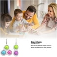 thumbnail image 3 of Simple Dimple Fidget Toy Mini Keychain Early Education Brain Teaser Popping Fidget Toys Stress Relief Hand Toys for Kids Adults (4 Color,2pcs), 3 of 7