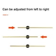 thumbnail image 4 of 100Fens Towel Rack Luxury Brushed Gold Single Nordic Bathroom Towel Bar 3 Towel Bar Wall-Mounted (Color : Black Seat Gold Pole,Siz, 4 of 6