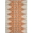 thumbnail image 3 of SAFAVIEH Evoke Keisha Abstract Aztec Area Rug, Ivory/Orange, 5'1" x 7'6", 3 of 7