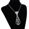 thumbnail image 3 of Corbata con lentejuelas y diamantes de imitación, accesorio ajustable para ropa. Estilo A, 3 of 9